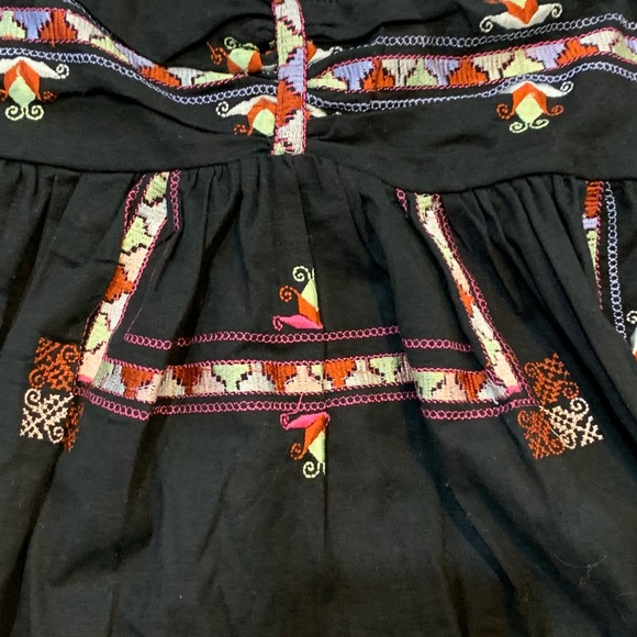 NWT- Beautiful Aztec Style Baby Doll Dress by Free People..  Size Small - Picture 11 of 16